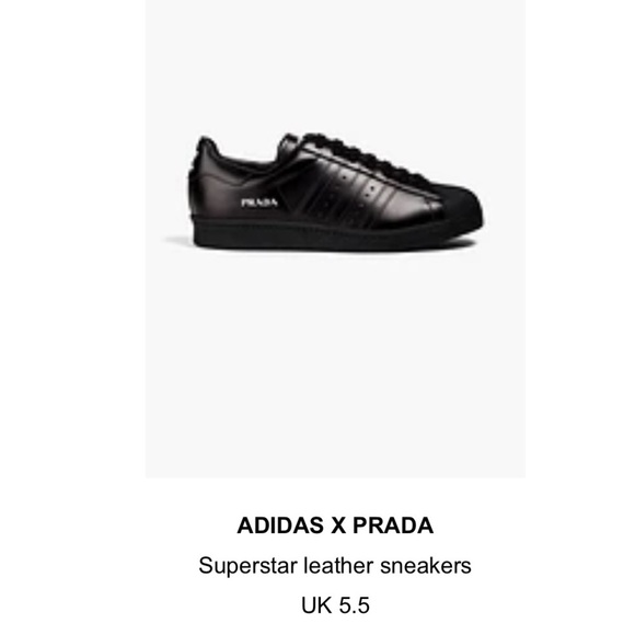 Prada x Adidas Superstars - men’s size 5.5 UK - Picture 2 of 8